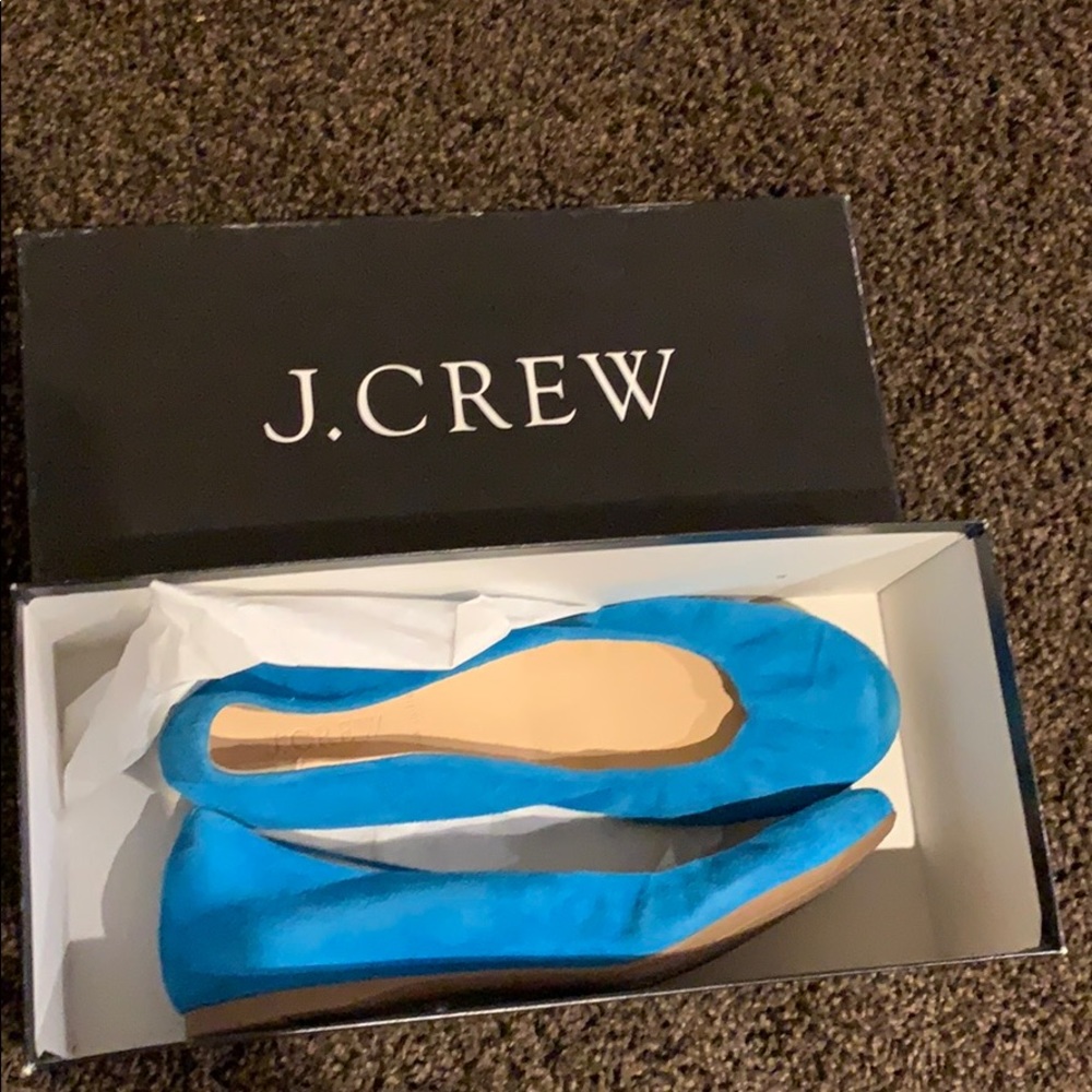 Once worn Jcrew Suede CeCe Ballet Flats Size 6.5